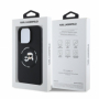 Karl Lagerfeld pouzdro Liquid Silicone Karl and Choupette MagSafe black pro Apple iPhone 16 Pro Max - 