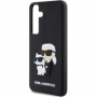 Karl Lagerfeld pouzdro Rubber Karl and Choupette black pro Samsung S921B Galaxy S24 - 