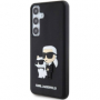 Karl Lagerfeld pouzdro Rubber Karl and Choupette black pro Samsung S921B Galaxy S24 - 