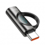 HOCO USB-C / USB-C adaptér UA32 s displejem černá - 