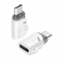 XO adaptér NB256H USB-C / microUSB white