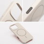 Pouzdro Jekod Premium Glossy Mag Cover white pro Apple iPhone 16 Pro - 