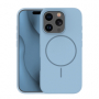 Pouzdro Jekod Silicone Thin Mag Cover blue pro Apple iPhone 16 Pro