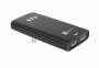 cestovní nabíječka ER POWER Dual GaN Travel Slim Charge black s výstupem 2x USB-C / USB-C 67W