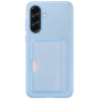 originální pouzdro Samsung Card Slot Cover blue pro Samsung A566B Galaxy A56 5G