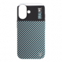 OBAL:ME pouzdro Flossy Stripes blue pro Apple iPhone 16 Plus - 