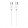 datový kabel Blue Star Q28 Power Delivery USB-C/USB-C 6A 60W white 1m