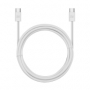 datový kabel Blue Star Q28 Power Delivery USB-C/USB-C 6A 60W white 1m - 