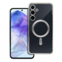 Jekod pouzdro Electro Mag Cover s podporou MagSafe pro Samsung A556 Galaxy A55 stříbrná