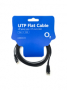 O2 síťový UTP kabel RJ45-RJ45 CAT6, 2m černá