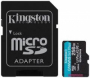 Kingston microSDXC Canvas Go! Plus 256GB 200MB/s 4K včetně adaptéru