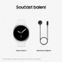 chytré hodinky Samsung SM-L330N Galaxy Watch8 44mm stříbrná CZ Distribuce - 