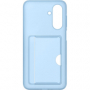 originální pouzdro Samsung Card Slot Case pro Samsung A175F Galaxy A175F LTE, A176B Galaxy A17 5G modrá - 