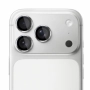 ochranné tvrzené sklo na sklíčko kamery s kovovým rámečkem 3mK pro Apple iPhone 17 Pro, iPhone 17 Pro Max stříbrná, 3ks -  ochranné tvrzené sklo na sklíčko kamery s kovovým rámečkem 3mK pro Apple iPhone 17 Pro, iPhone 17 Pro Max stříbrná, 3ks -