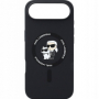 Karl Lagerfeld pouzdro Liquid Silicone Karl and Choupette MagSafe pro Apple iPhone Air černá