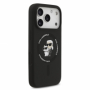 Karl Lagerfeld pouzdro Liquid Silicone Karl and Choupette MagSafe pro Apple iPhone 17 Pro černá - 