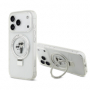 Karl Lagerfeld pouzdro Ringstand Karl and Choupette MagSafe pro Apple iPhone 17 Pro transparentní - 