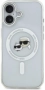 Karl Lagerfeld pouzdro IML K&CH Metal Frame MagSafe pro Apple iPhone 17 transparentní - 