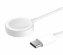 Tactical nabíjecí kabel USB-C pro Apple Watch bílá - 