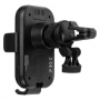 držák do auta s bezdrátovou nabíječkou OBAL:ME GravCharger 15W černá - 