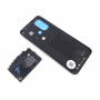 kryt baterie Xiaomi 12C černá včetně vrchní antény a sklíčka kamery - 