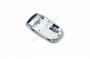 originální střední rám Samsung E800 blue
